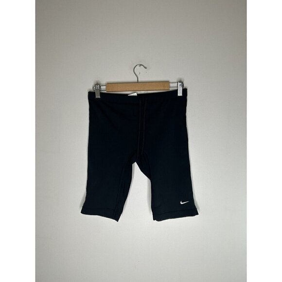 Nike Men’s Black Athletic Running Performance Drawstrings Shorts Size 34 - Picture 1 of 10